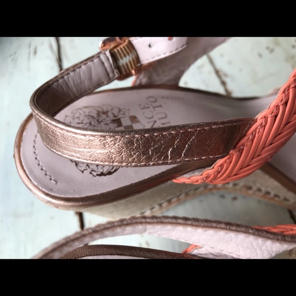 Vince Camuto wedge braided sandals. - Picture 8 of 13